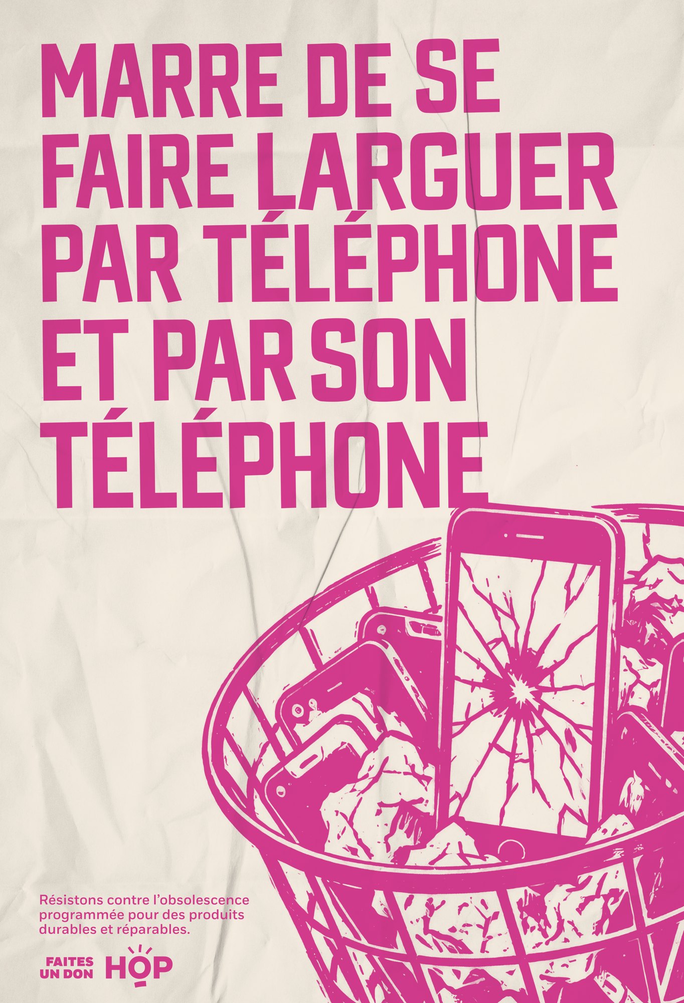 Halte à l’obsolescence programmée — création